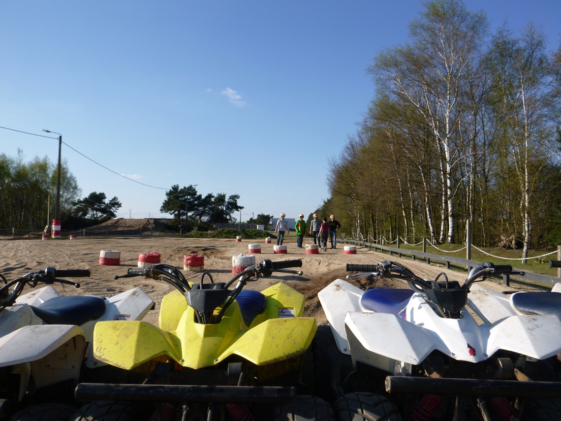 Quadrijden voor kinderen en tieners bij de GP motorcross in Lommel